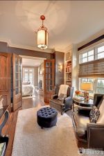 美式客厅真皮沙发装修效果图大全2025图