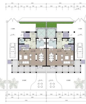 2023农村简单小联排别墅户型图