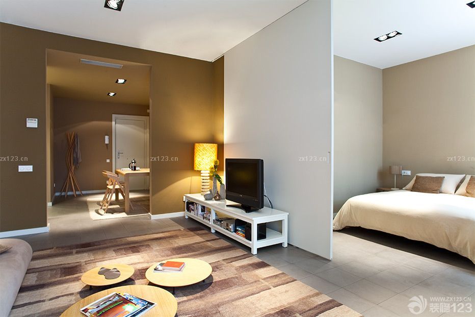 50平二手房客厅餐厅隔断效果图大全