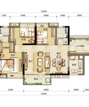 经典2023农村两层独栋别墅户型图