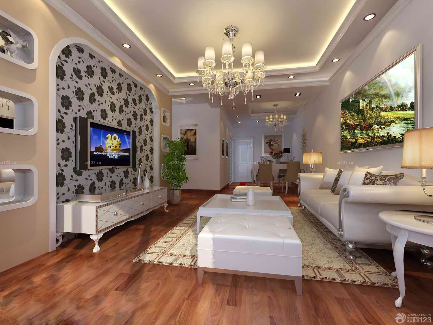 2025最新简欧混搭风格新房子60平装修效果图