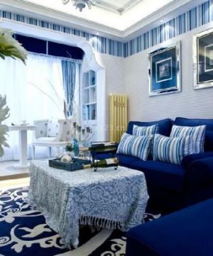 2023最新家装地中海风格经典客厅装修图片