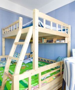 儿童房间高低床布置效果图欣赏