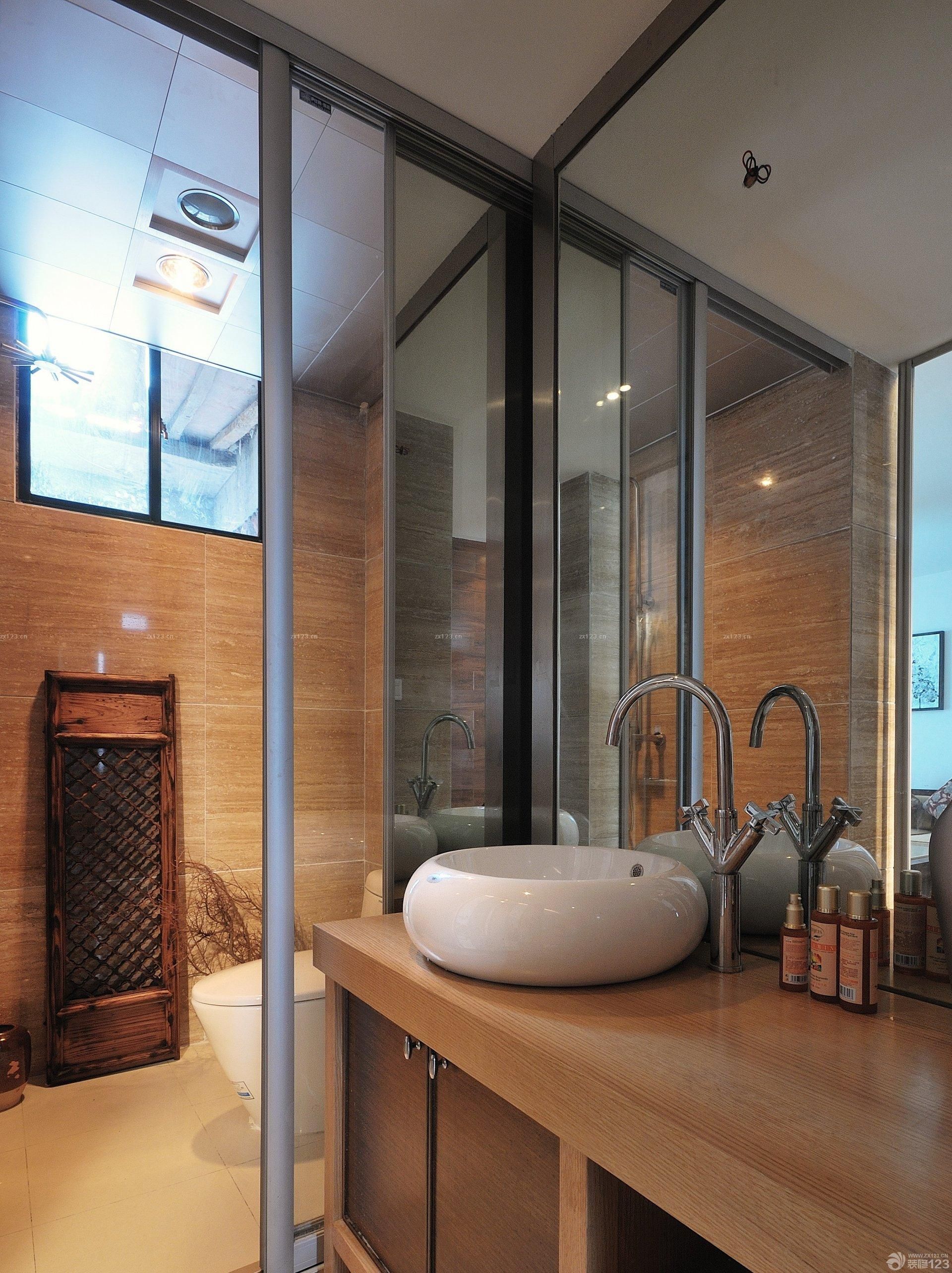 2025室内中式简约风格洗手间图片欣赏