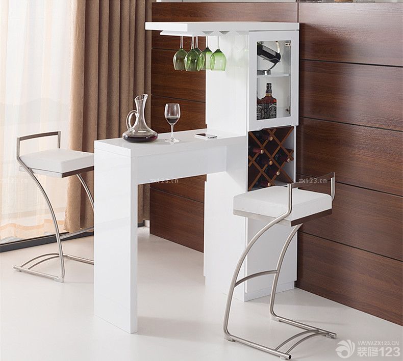 沉稳简约风格酒柜图片大全