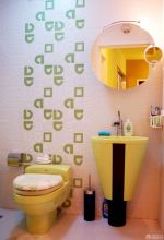 温馨十分的20-30平米小户型现代简约风格卫生间洗手间装修图