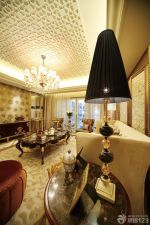 2025豪华客厅台灯装修效果图