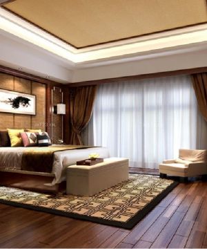 中式简约风格最新卧室装修效果图欣赏