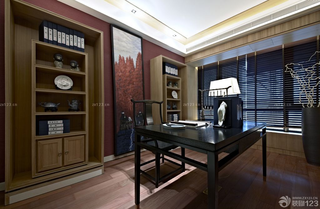 最新室内书房家具装修效果图大全2023图片