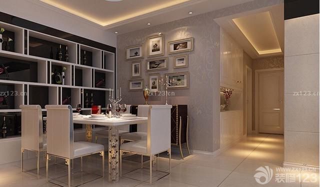 2025创意时尚餐厅酒柜隔断设计效果图
