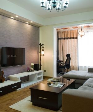 82平方二室一厅客厅效果图片大全