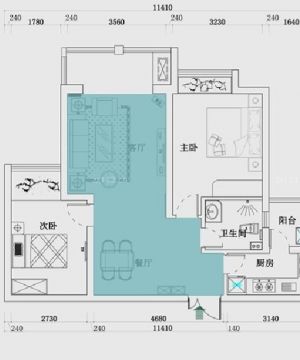 两房两厅户型图2025
