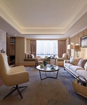 最新时尚现代中式风格经典客厅装修图片
