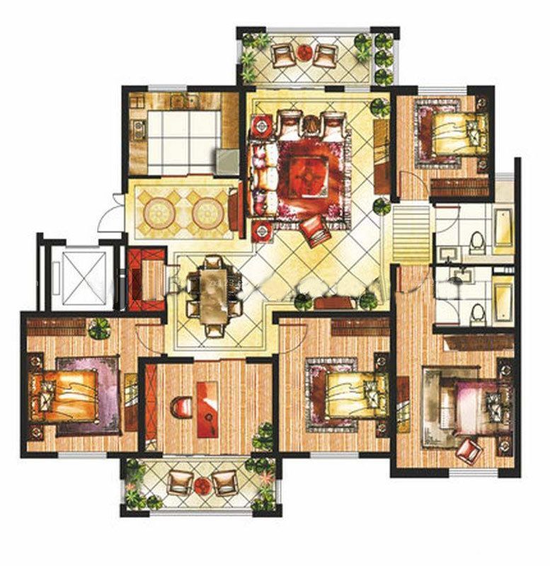2025农村单层别墅户型图