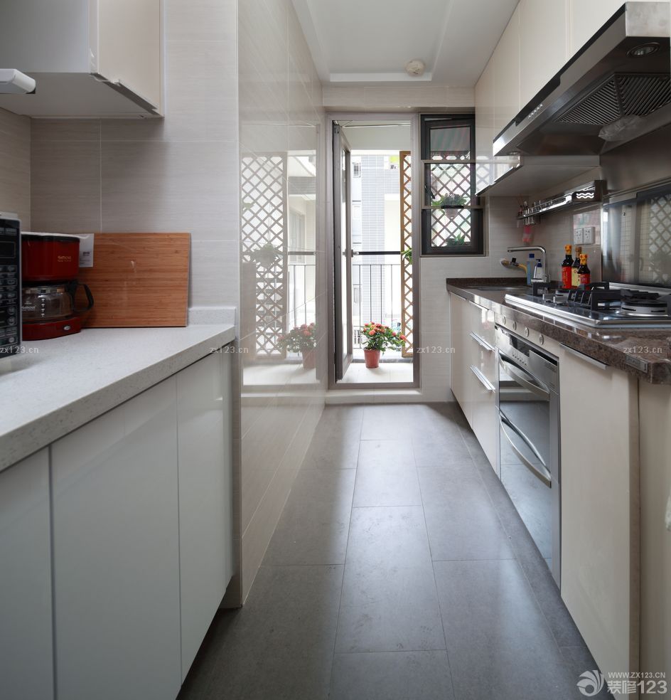 小户型厨房橱柜省空间设计装修图片大全