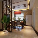 2025最新二室一厅中式饭厅吊顶效果图