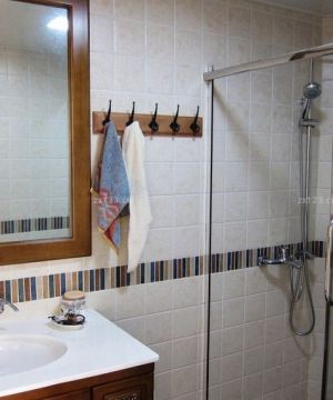 最新一室一厅卫生间淋浴隔断效果图