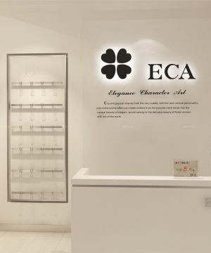 简约黑白风格品牌服装店装修效果图片大全