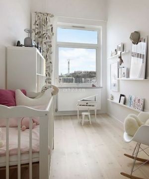 白色温馨美式家居儿童房设计图片