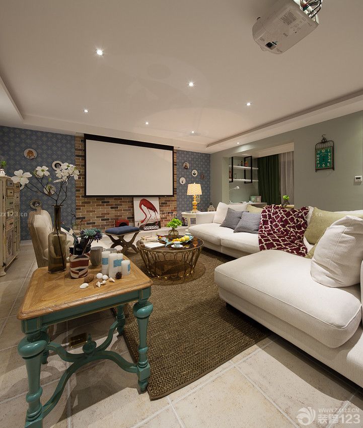 暖色调美式沙发装修图片大全