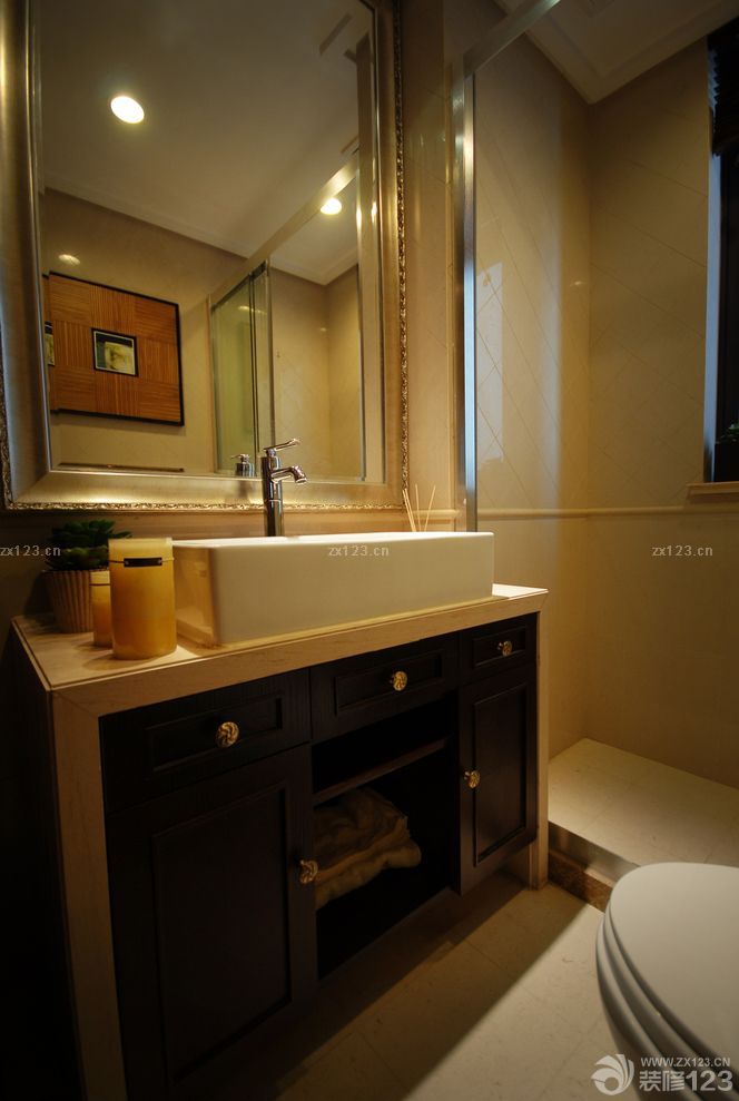 最新家装卫生间洗手盆图片大全2025