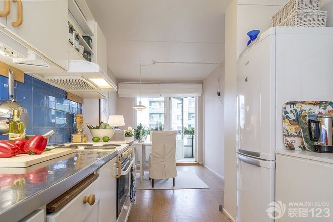 经典75平米半敞开式厨房装修效果图大全