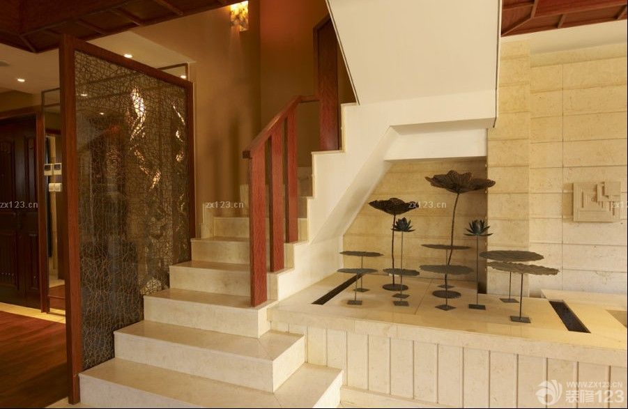 2025最新木楼梯扶手设计图片