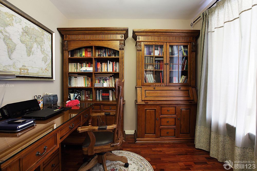 2025实木书柜图片