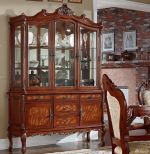 2025华丽木质美式餐边柜装修效果图片