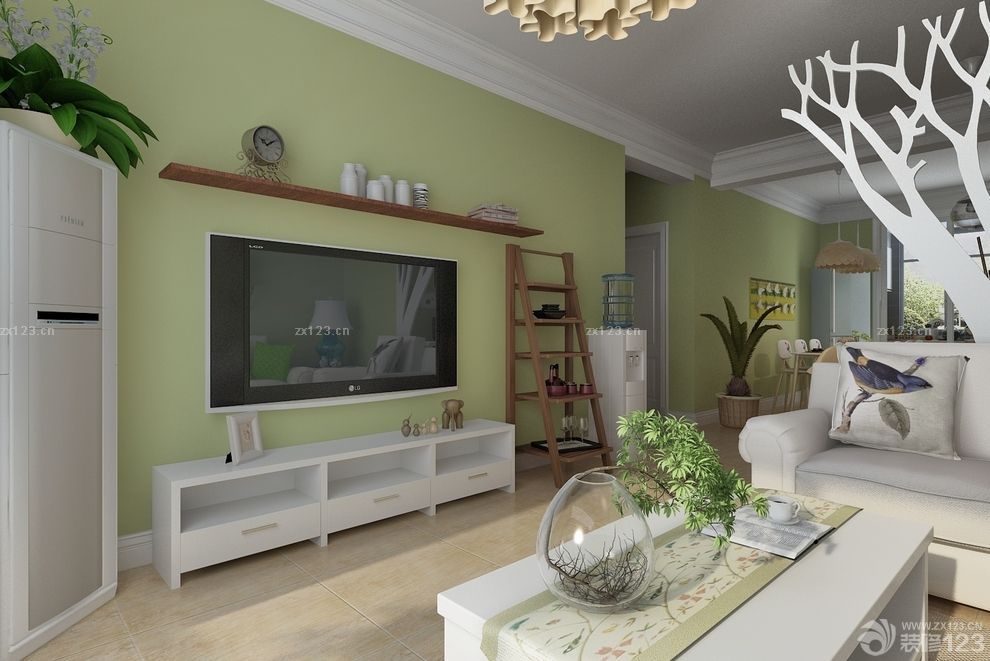 最新简约电视背景墙设计效果图