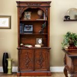 2025最新美式田园书柜装修效果图片