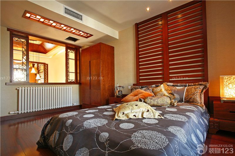 最新东南亚样板房床设计大图欣赏2025