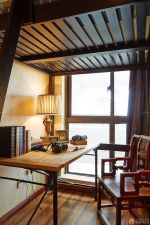 2025美式小户型阁楼办公桌摆放图片