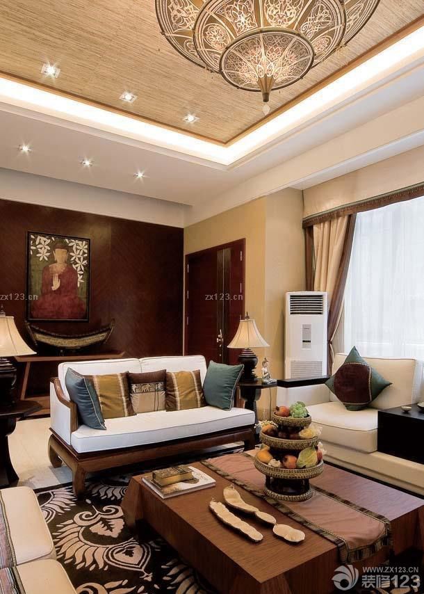 最新东南亚客厅设计装饰画欣赏