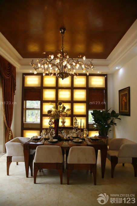 2025特色东南亚餐厅家具装修图片