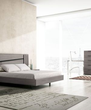 2020单层别墅现代简约风格床装修效果图欣赏