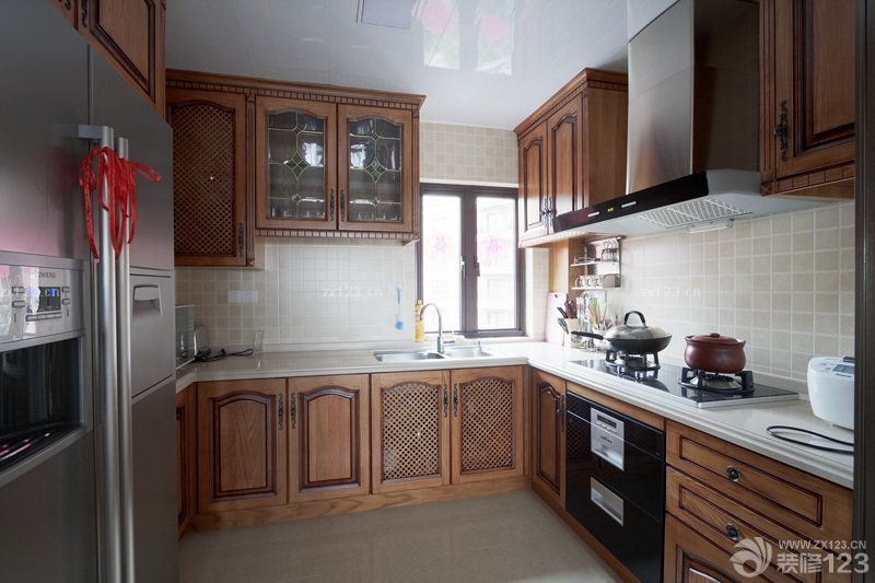家装厨房简欧风格厨柜设计案例大全