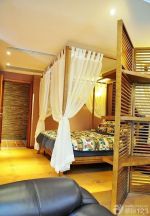 东南亚室内床装修效果图片