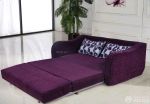 紫色美式沙发床设计图片2023