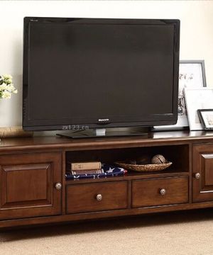 2023古色古香美式实木电视柜装修案例大全