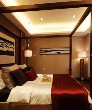 女生卧室东南亚风格装修案例设计图片