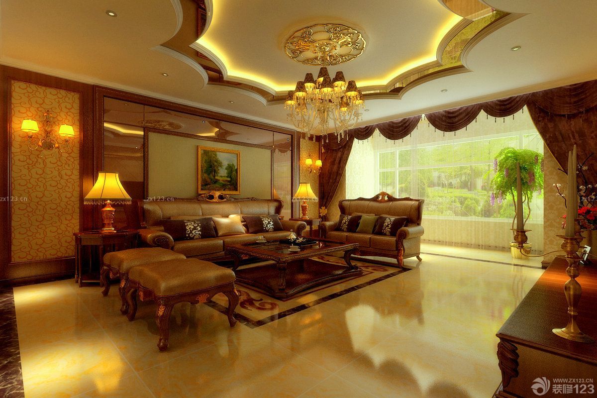 2025欧美风格天花板设计案例