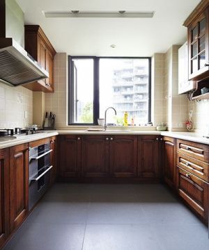 整体厨房新中式家具装修效果图欣赏