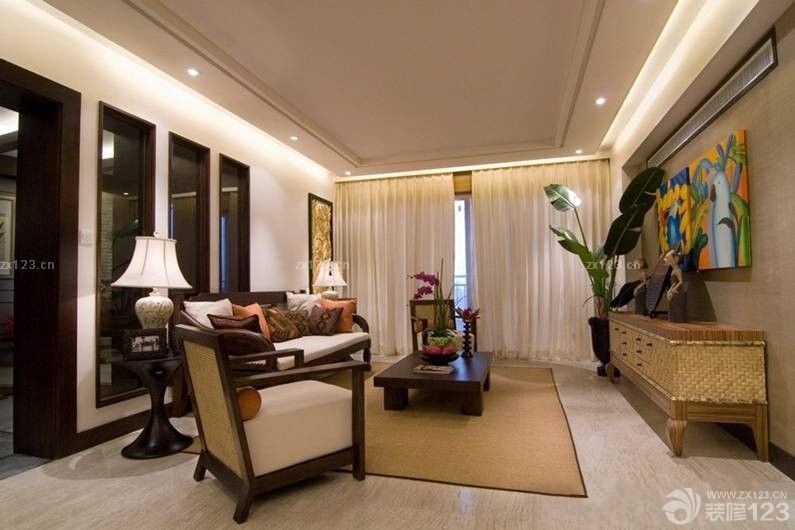 2025最新东南亚风格室内实木家具设计图片