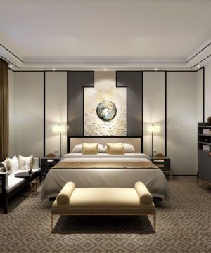 最新东南亚风格室内床装修图片