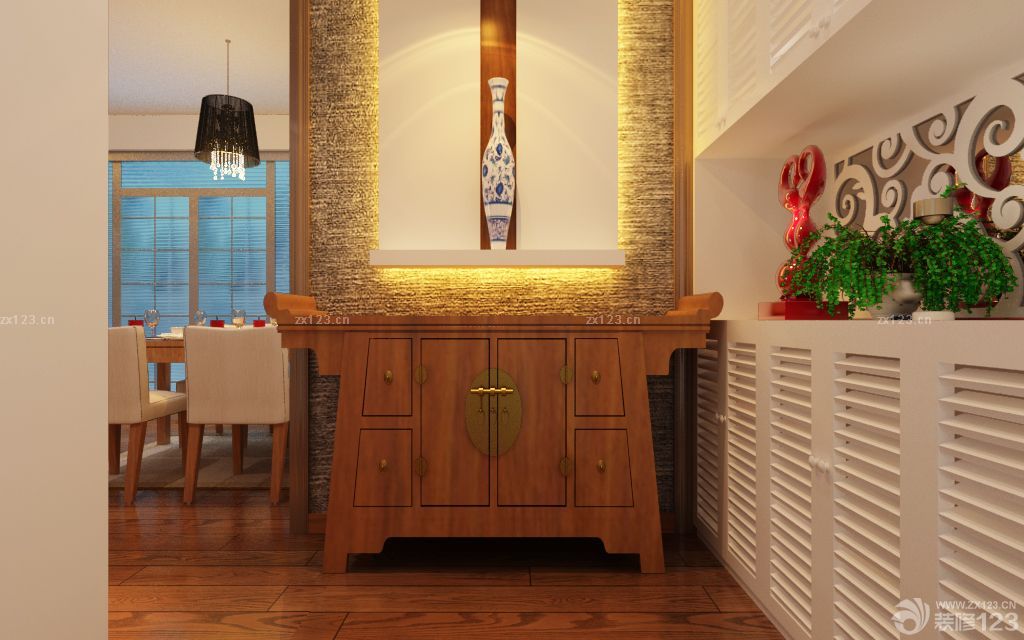 新中式家具装修效果图片大全