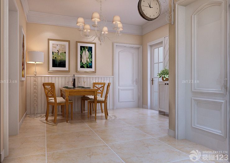 2025最新家居餐厅简欧风格隔断效果图