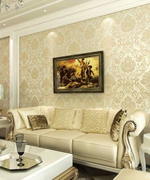 最新90平方客厅简欧风格客厅沙发装修设计效果图