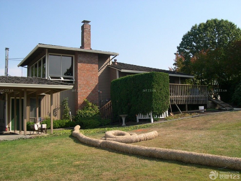 2025美式乡村别墅外观设计图片