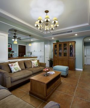 2023家装客厅美式沙发装修效果图